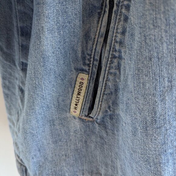 Vintage Hollywood Jeans denim hooded jacket - Picture 5 of 9